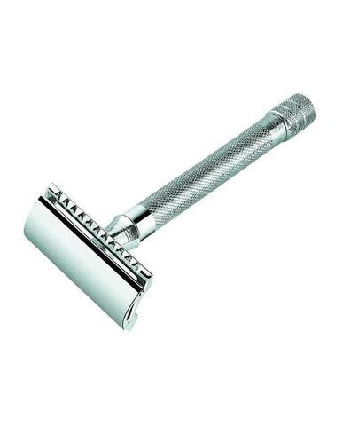 Merkur 23C Safety Razor - Extra Long Handle - Chrome