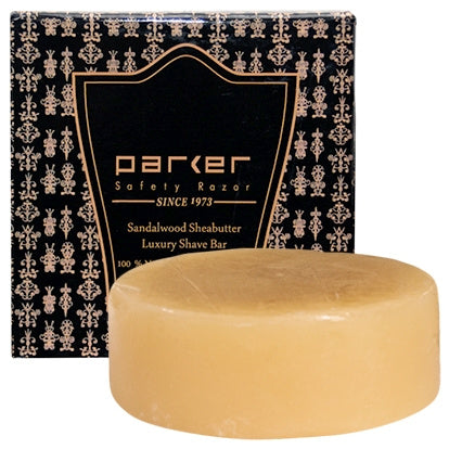 Parker Sandalwood Shea Butter Luxury Shave Bar 100g