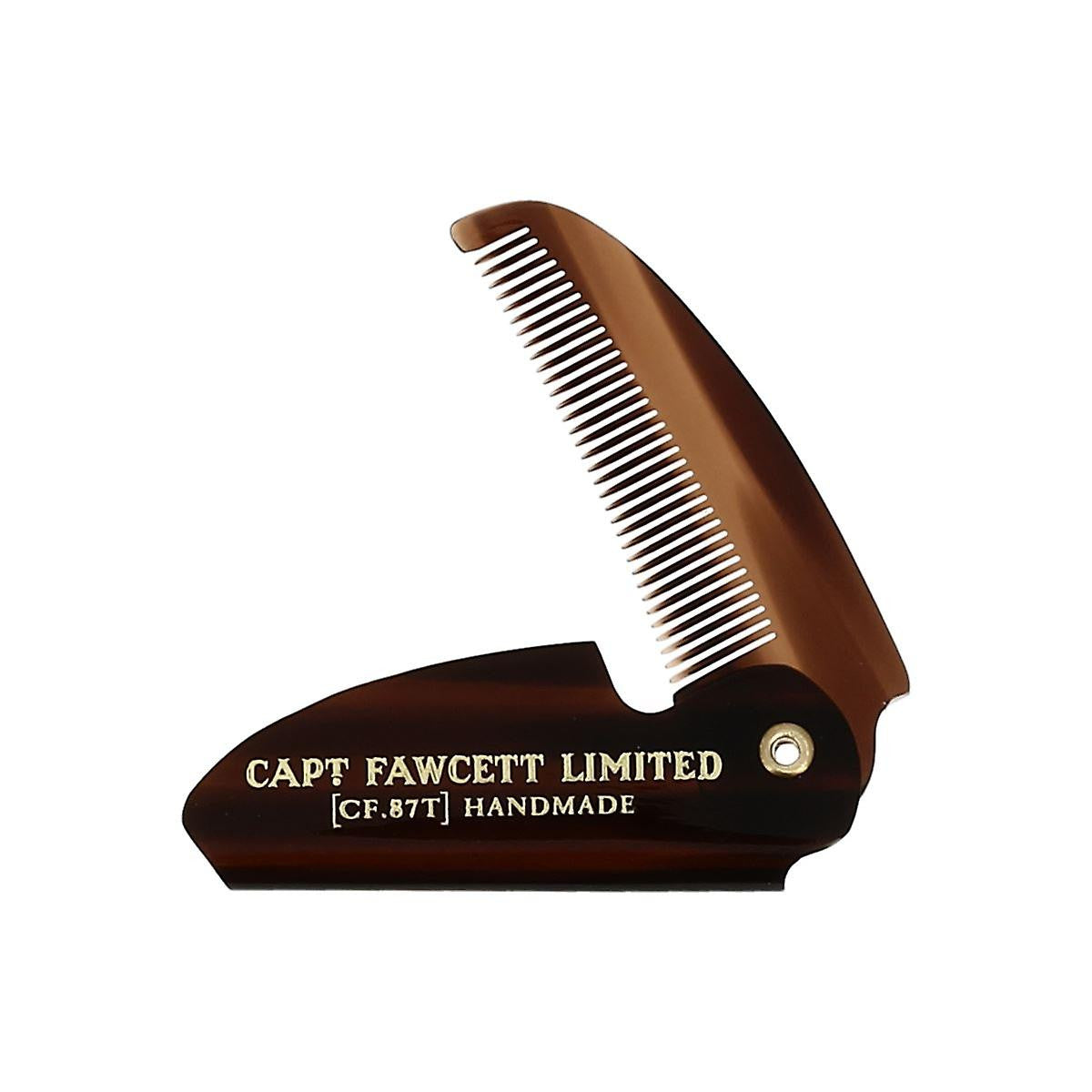 Captain Fawcett's Folding Pocket Mustache Comb