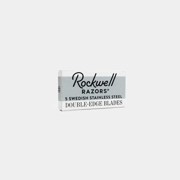 Rockwell Razors Stainless Steel Double Edge Blades - 5 Count